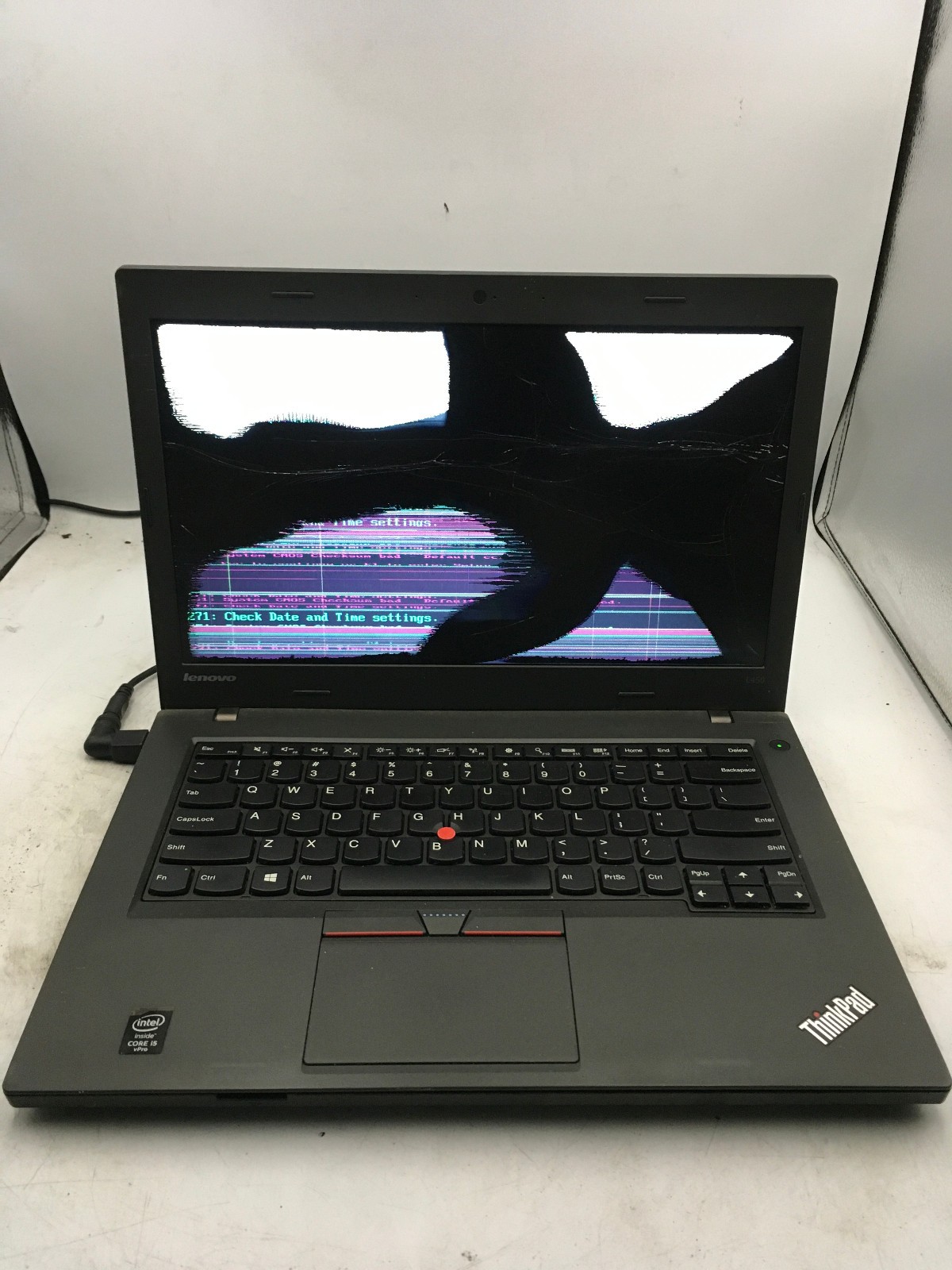 LENOVO THINKPAD L450 – FOR PARTS/BAD LCD – INTEL I5 4TH GEN – 4GB RAM – READ -BB