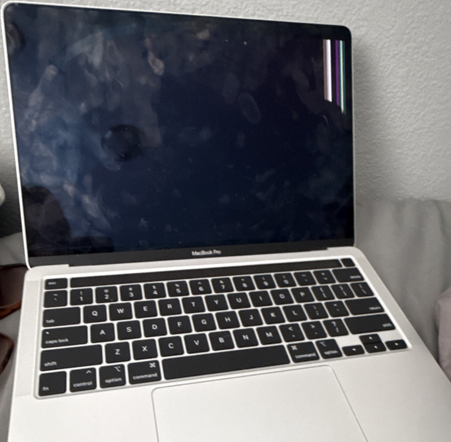 Apple MacBook Pro A2289 13″ Laptop M2 8GB RAM 2020 Silver Backlit Webcam