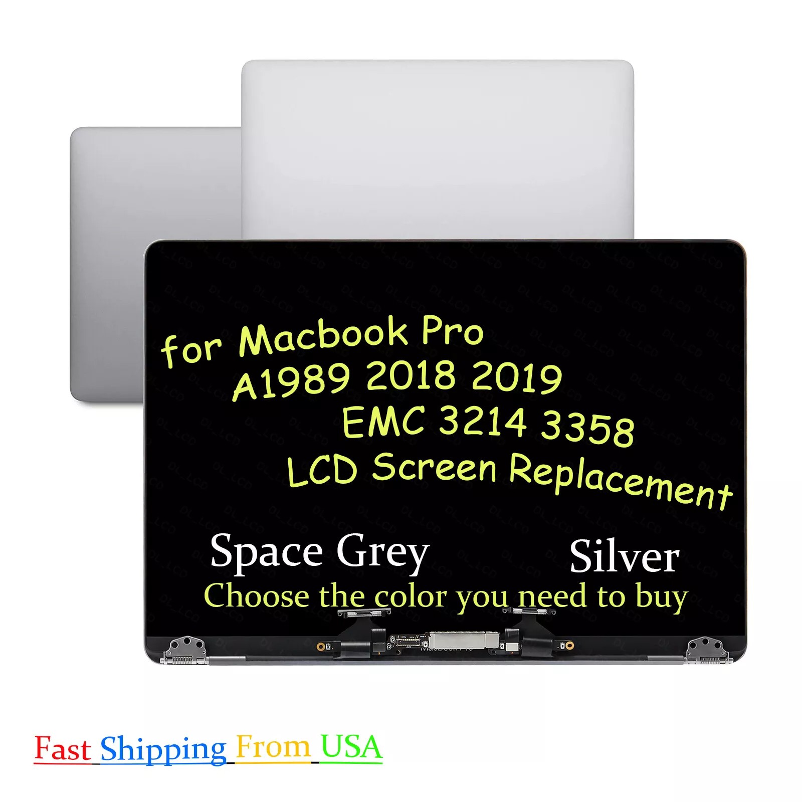 LCD Screen Display Assembly for Apple MacBook Pro A1989 A2159 A2289 2018-2019