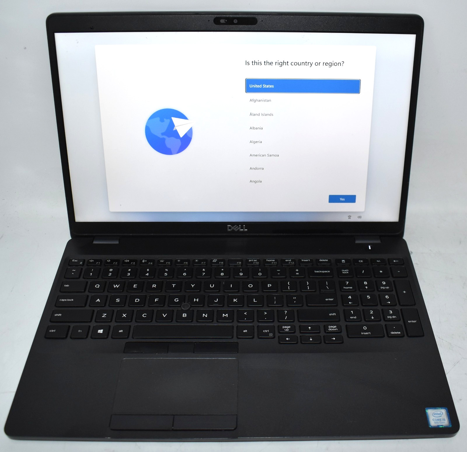 15.6″ Dell LATITUDE 5500 Laptop i5-8365U @ 1.60GHz 8GB RAM 256GB SSD 11P USB WS*