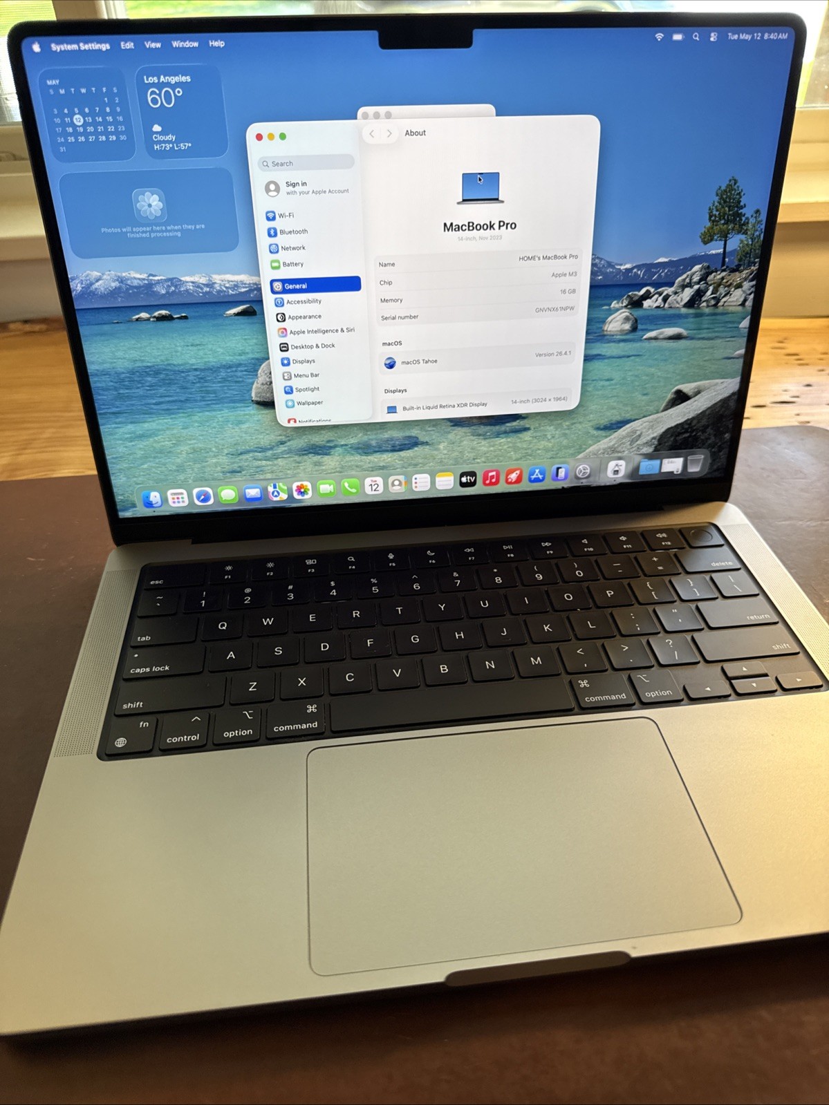 Apple MacBook Pro 14in – M3 8C CPU / 10C GPU – 16GB RAM 1TB SSD – AppleCare