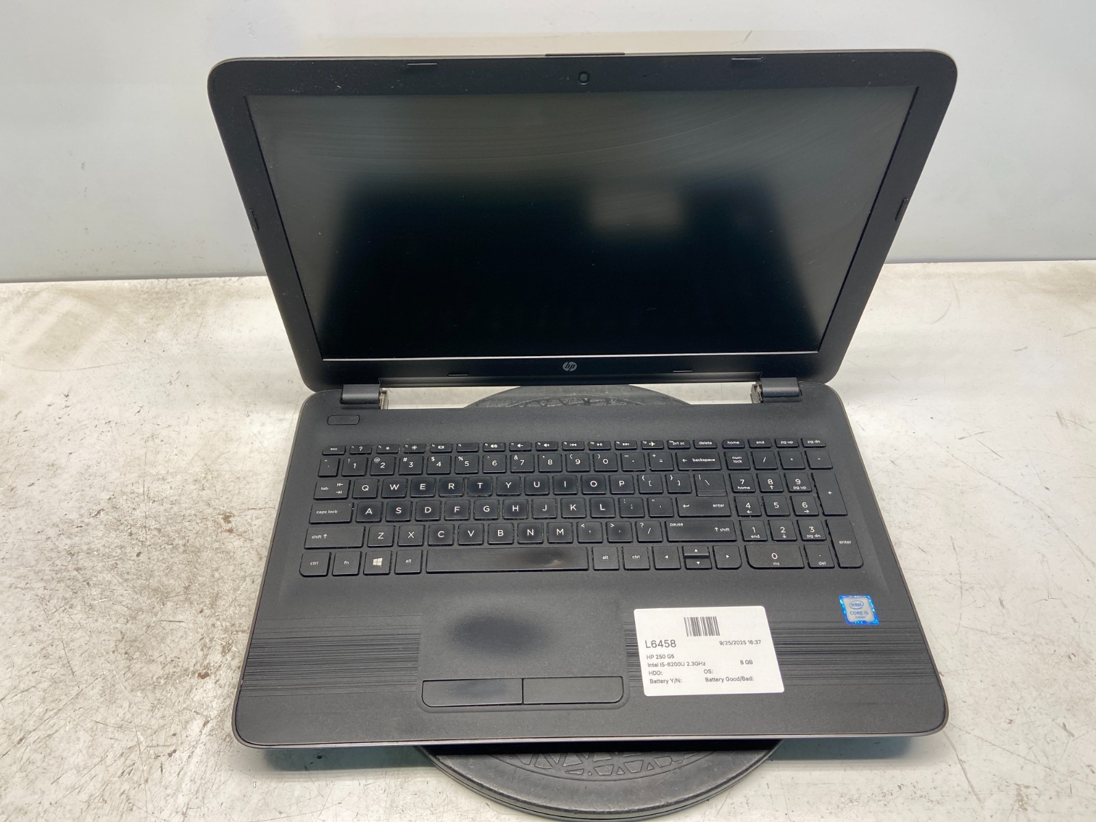 HP 250 G5 Intel i5-6200U 2.3GHz 8 GB NO HDD