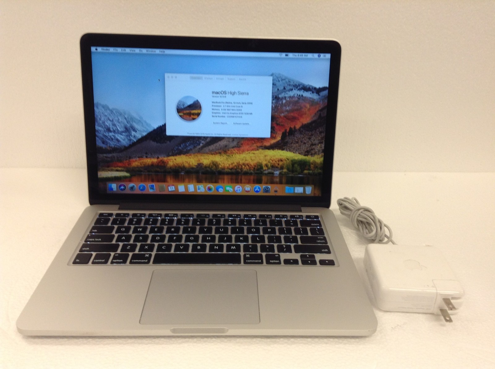 Apple MacBook Pro Retina 13″ A1502 i5 2.7GHz 8GB 128GB SSD Early 2015 WORKING