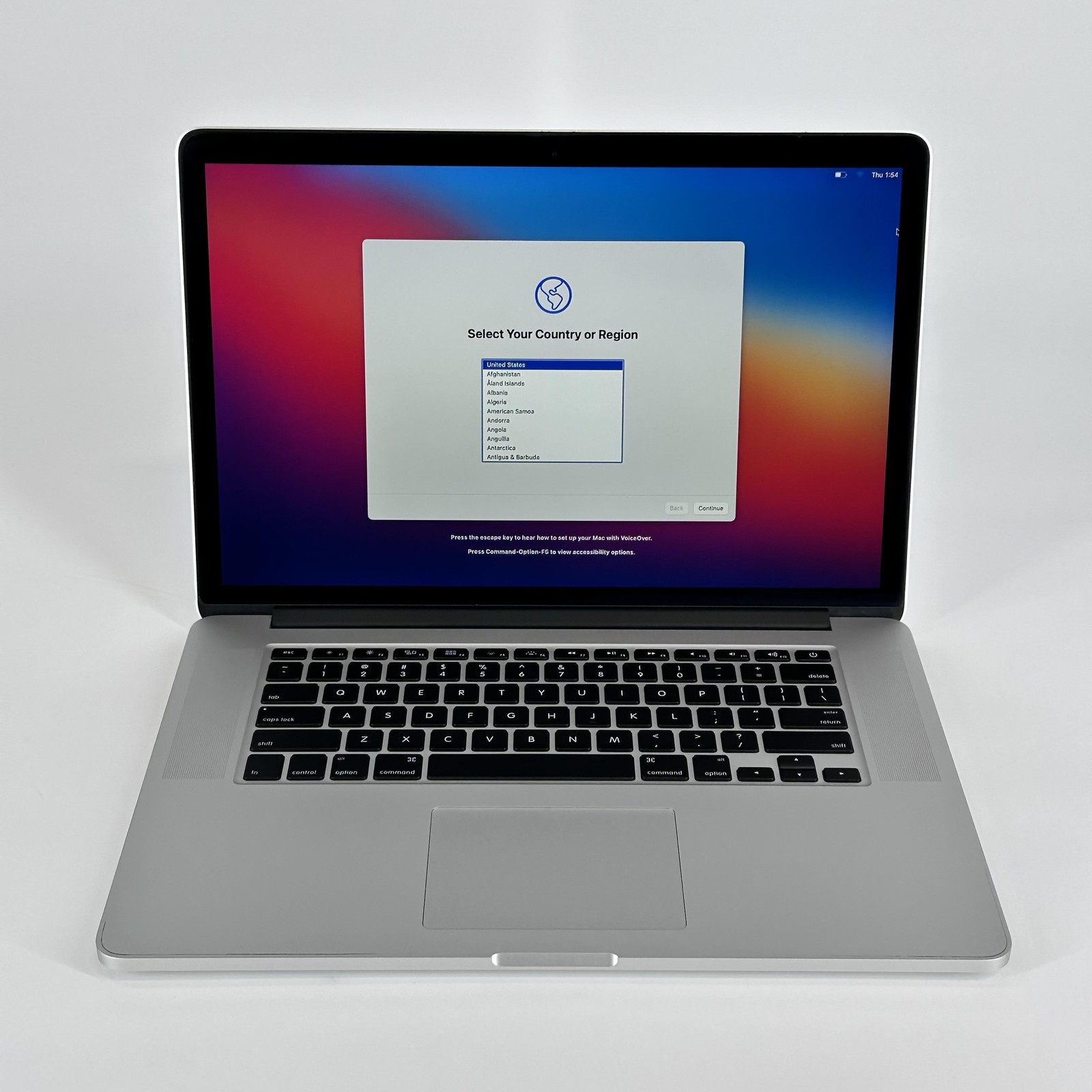 MacBook Pro Retina 15 Silver 2014 2.8 GHz i7 4th Gen. 16GB 1TB SSD NVDIA GT 750M