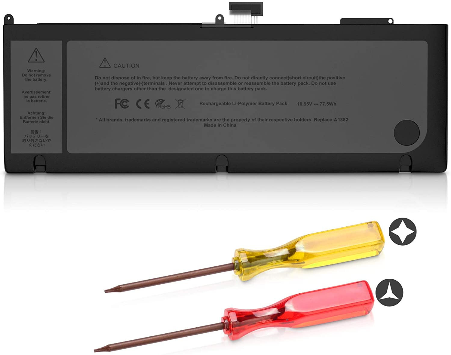 A1382 Battery For Apple MacBook Pro 15 inch A1286 Early /Late 2011 Mid 2012
