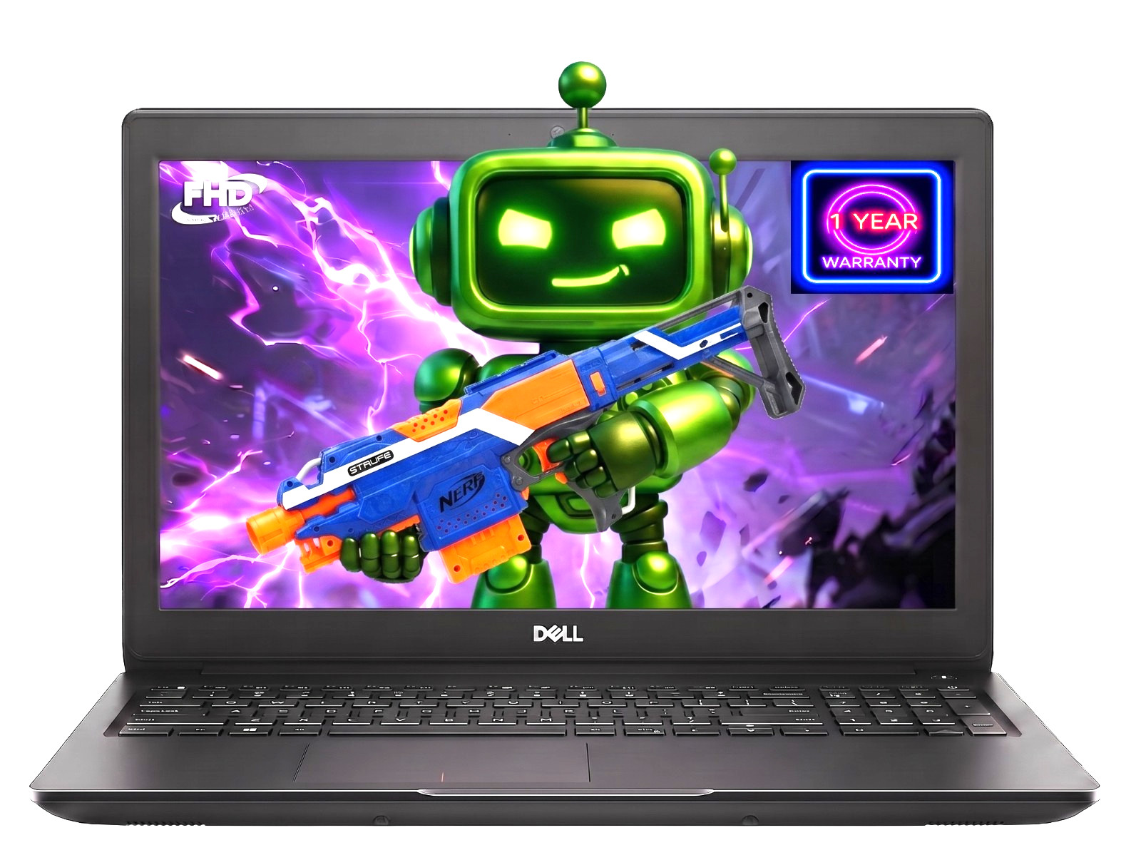 15.6″ Dell Laptop PC: Intel i5 Quad Core! 8GB RAM – 512GB SSD! Windows 11 Pro!