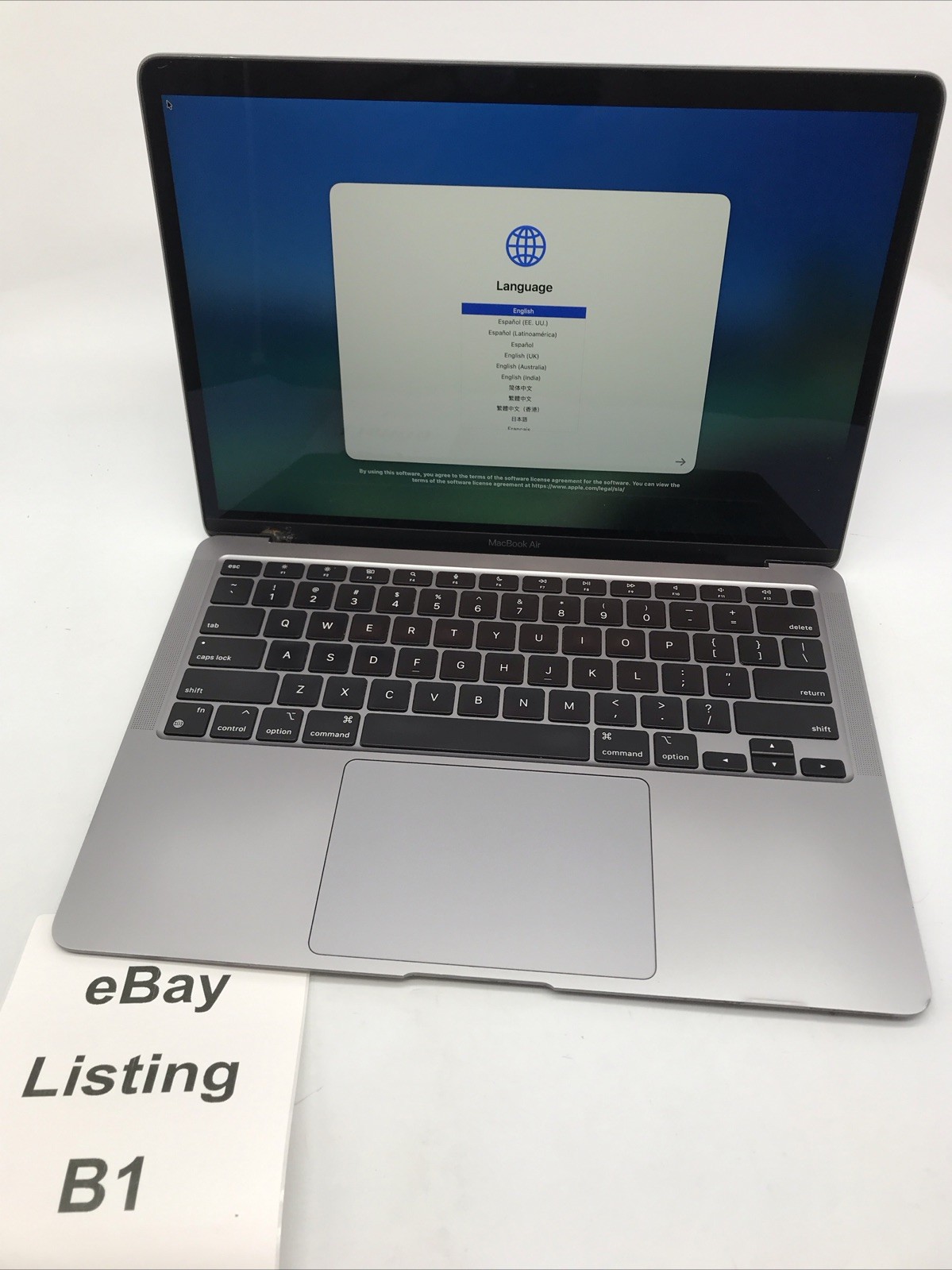 2020 Apple MacBook Air 13″ M1 8GB 128GB A2337 EMC3598 *Read* D/F Grade Working